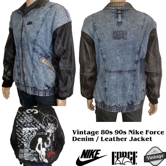 nike varsity jacket leather